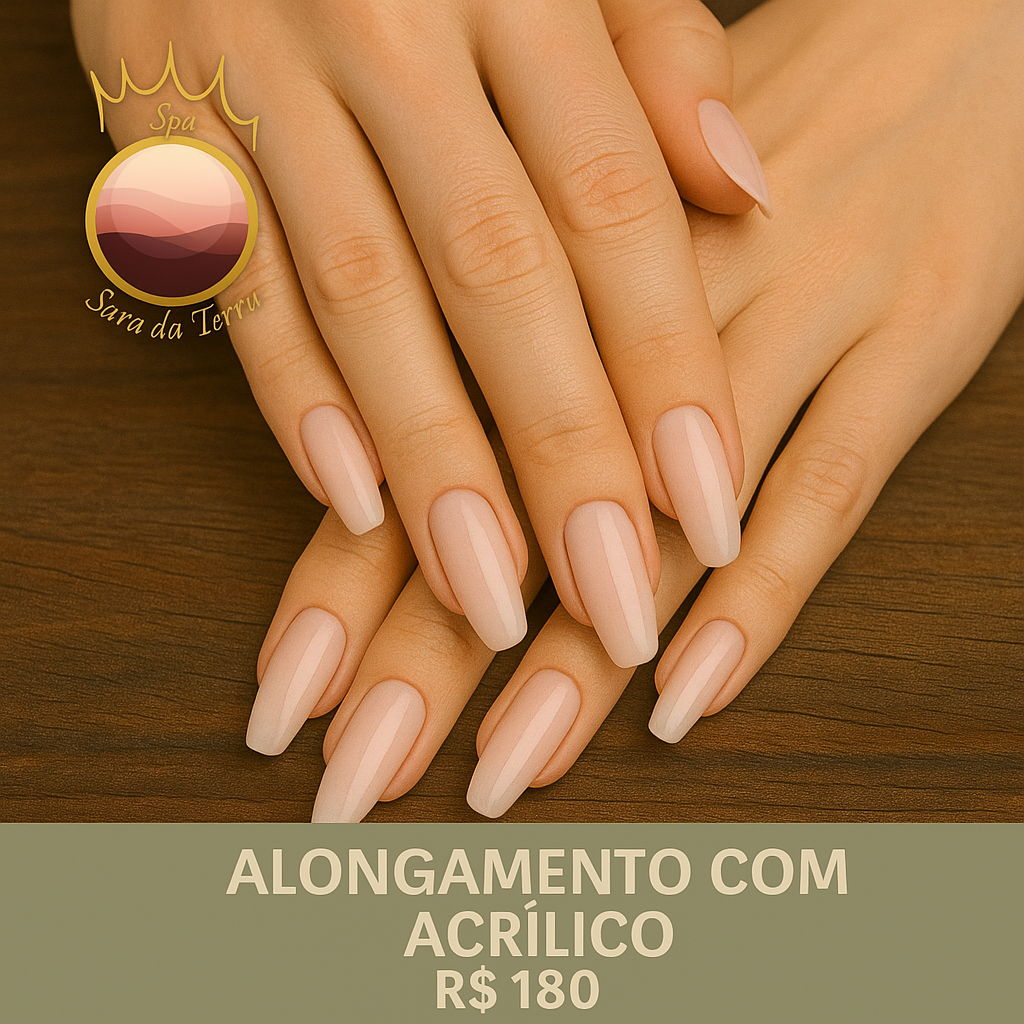 Alongamento com acrílico
