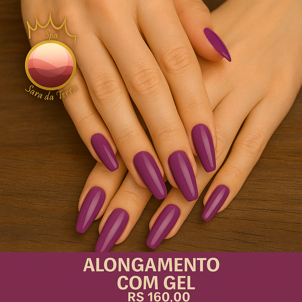 Alongamento com gel