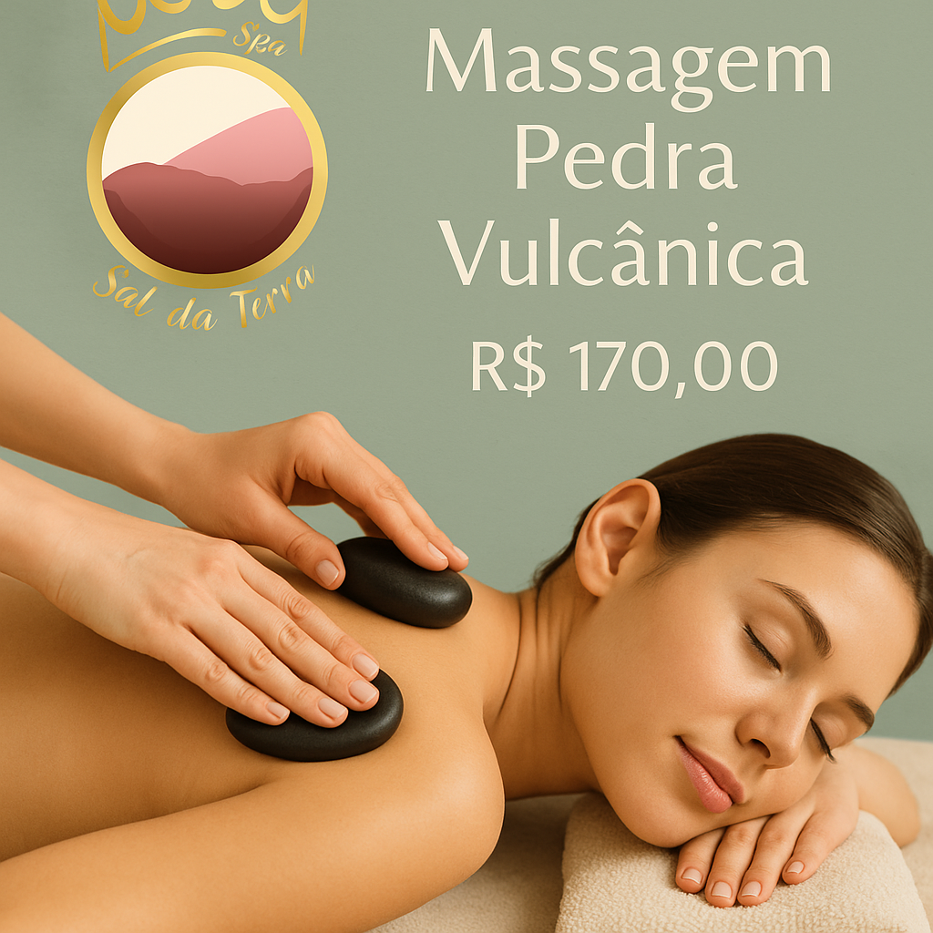 Massagem Pedra Vulcânica